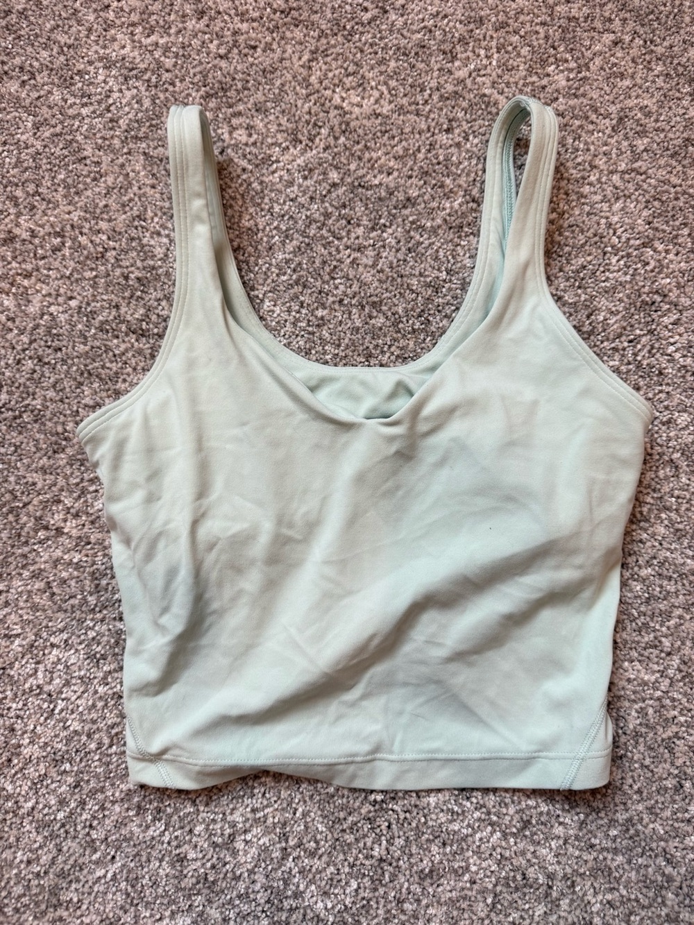 lululemon athletica Scoop Neck Crop Tank - Mint Green